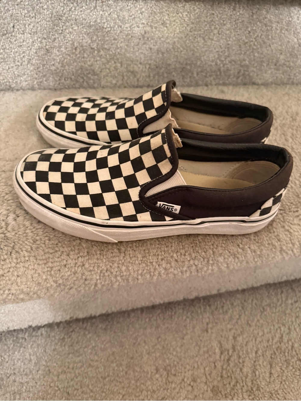 Vans Custom Checkered Shoe size 8 - Picture 4 of 4